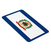 Flagge West Virginia Magnet (Rechte Seite)