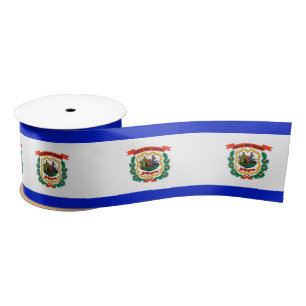 Flagge West Virginia Satinband