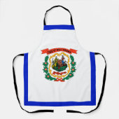 Flagge West Virginia Schürze (Vorderseite)