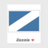 Flagge Westergoa, Niederlande Aufkleber (Blatt)