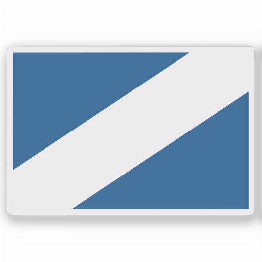 Flagge Westergoa, Niederlande Aufkleber (Vorderseite)