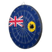 Flagge Western Australien Staat Dartscheibe (Vorderseite rechts)