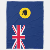 Flagge Western Australien Staat Fleecedecke (Vorderseite)