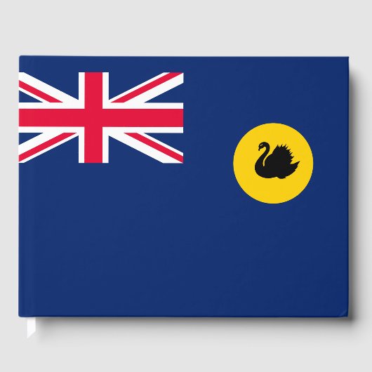 Flagge Western Australien Staat Gästebuch (Vorderseite)