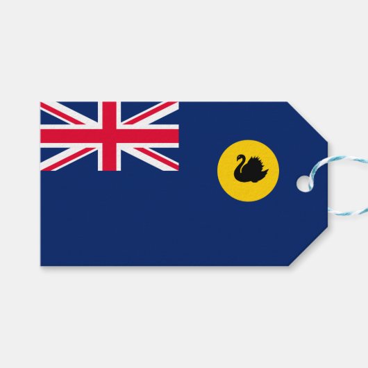 Flagge Western Australien Staat Geschenkanhänger (Vorderseite (Horizontal))