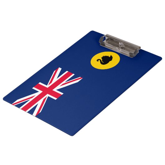 Flagge Western Australien Staat Klemmbrett (Schrägansicht)