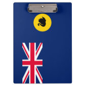 Flagge Western Australien Staat Klemmbrett (Vorderseite)