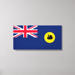 Flagge Western Australien Staat Leinwanddruck