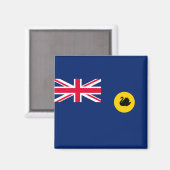 Flagge Western Australien Staat Magnet (Vorderseite/Rückseite)