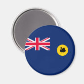 Flagge Western Australien Staat Magnet (Vorderseite/Rückseite)