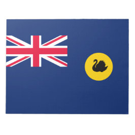 Flagge Western Australien Staat Notizblock