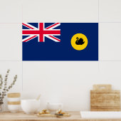 Flagge Western Australien Staat Poster (Küche)