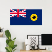 Flagge Western Australien Staat Poster (Heimbüro)
