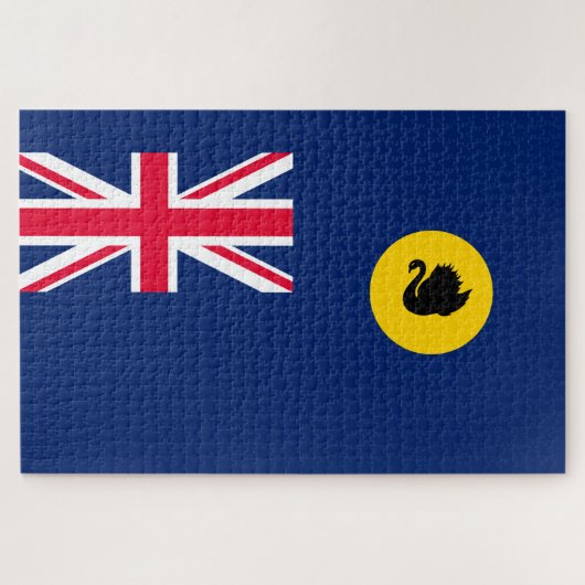 Flagge Western Australien Staat Puzzle (Horizontal)