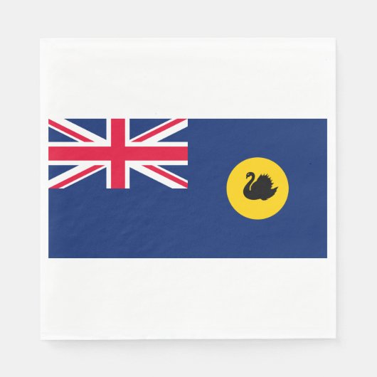 Flagge Western Australien Staat Serviette (Vorderseite)