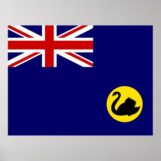 Flagge Westerns Australien Poster (Vorne)