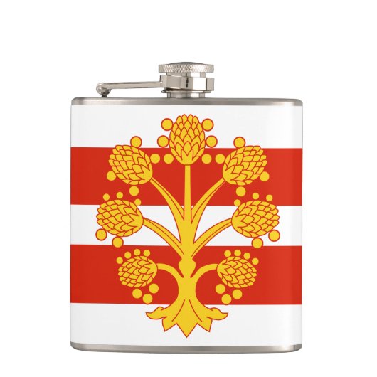 Flagge Westmorlands Hip Flask Flachmann (Vorderseite)