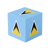 Flagge Würfel (Rückseite Schrägansicht)