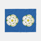 Flagge Yorkshire Fleecedecke (Vorderseite (Horizontal))
