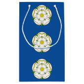 Flagge Yorkshire Small Geschenktasche Kleine Geschenktüte (Rückseite)