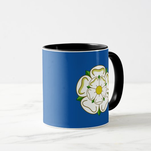 Flagge Yorkshire Tasse (VorderseiteRechts)