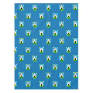 Flagge Zagreb, Kroatien Tablecloth Tischdecke