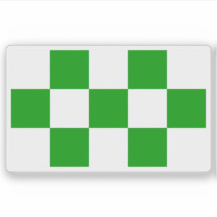 Flagge Zevenwouden, Niederlande Aufkleber