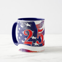 Flagge zum 250. Jubiläum der Vereinigten Staaten Tasse