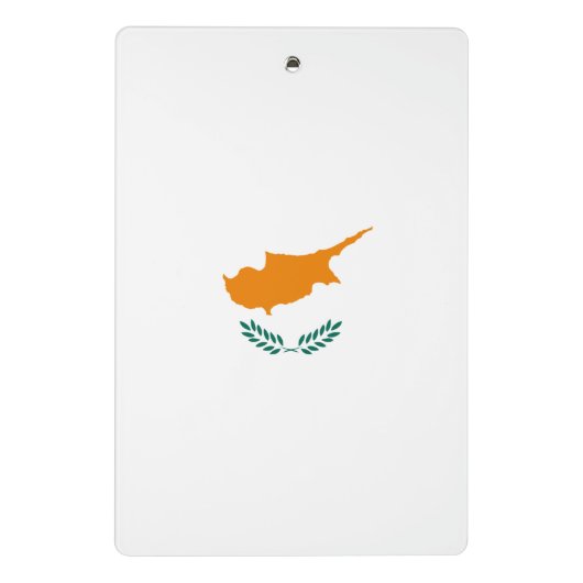 Flagge Zypern Mini-Zwischenablage Mini Klemmbrett (Rückseite)