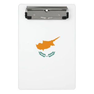 Flagge Zypern Mini-Zwischenablage Mini Klemmbrett