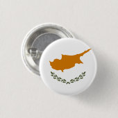 Flagge Zyperns Button (Vorne & Hinten)