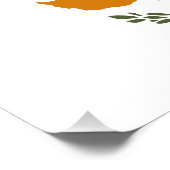 Flagge Zyperns Fotodruck (Ecke)