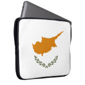 Flagge Zyperns (griechisch-zyprisch) Laptopschutzhülle (Vorne Rechts)