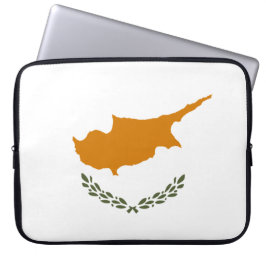 Flagge Zyperns (griechisch-zyprisch) Laptopschutzhülle