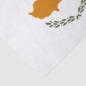 Flagge Zyperns (griechisch-zyprisch) Seidenpapier (Ausschnitt)