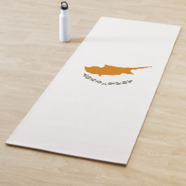 Flagge Zyperns (griechisch-zyprisch) Yogamatte