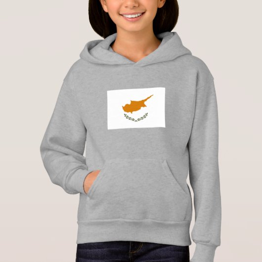 Flagge Zyperns Hoodie (Vorderseite)