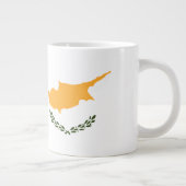 Flagge Zyperns Jumbo-Tasse (Rechts)