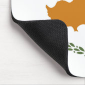 Flagge Zyperns Mousepad (Ecke)