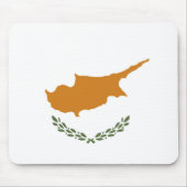 Flagge Zyperns Mousepad (Vorne)