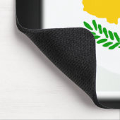 Flagge Zyperns Mousepad (Ecke)