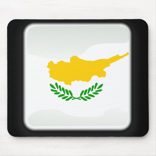 Flagge Zyperns Mousepad (Vorne)