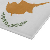 Flagge Zyperns Schneidebrett (Ecke)