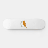 Flagge Zyperns Skateboard (Horizontal)