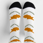 Flagge Zyperns Socken (Oben)
