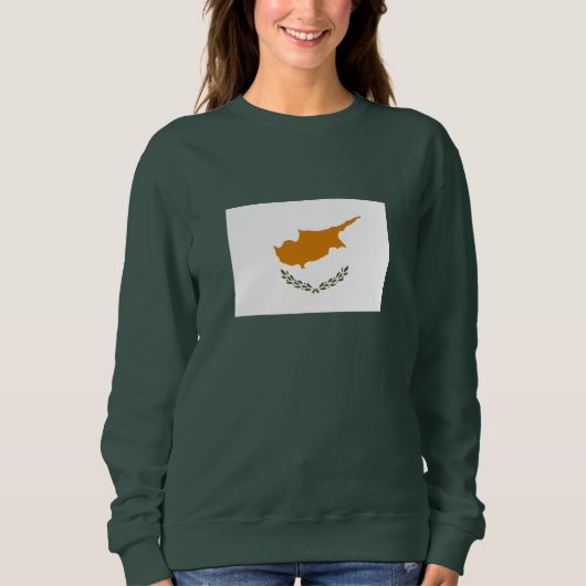 Flagge Zyperns Sweatshirt (Vorderseite)