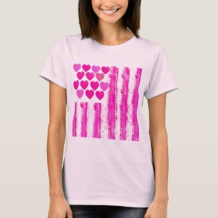 Flaggedruck T-Shirt, Flagget-shirt T-Shirt