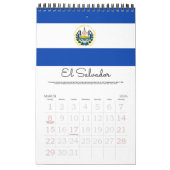 Flaggen 18-Mo von Mittelamerika und von Kalender (Mär 2026)