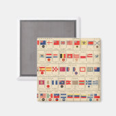 Flaggen, Abzeichen Magnet (Vorderseite/Rückseite)