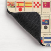 Flaggen, Abzeichen Mousepad (Ecke)